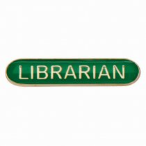 Scholar Bar Badge Librarian Green | 40mm |