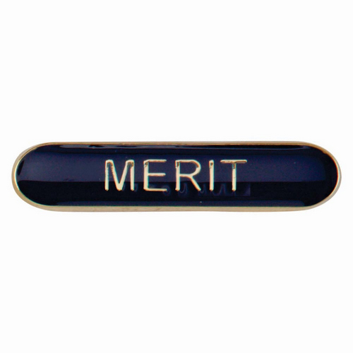 Scholar Bar Badge Merit Blue | 40mm |