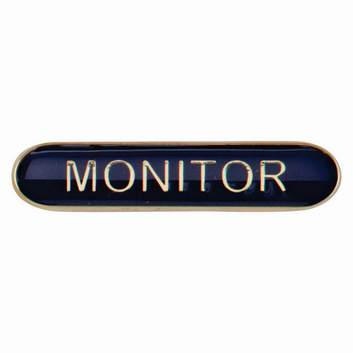 Scholar Bar Badge Monitor Blue | 40mm |