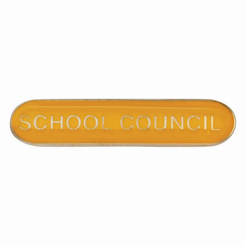 Scholar Bar Badge School Council Yellow | 40mm |