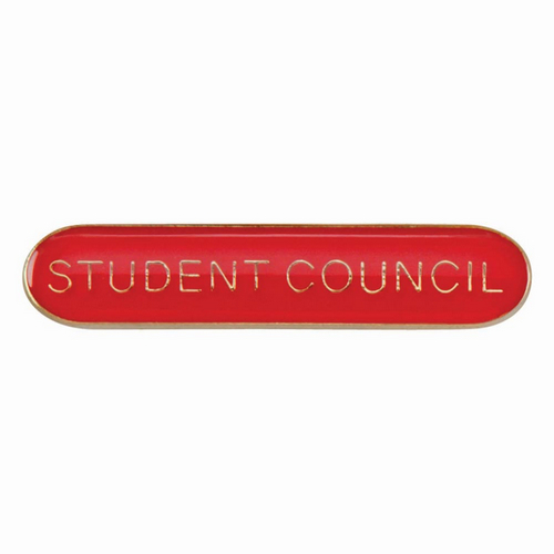 Scholar Bar Badge Student Council Red | 40mm |