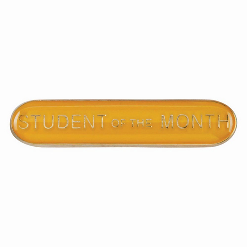 Scholar Bar Badge Student of Month Yellow | 40mm |