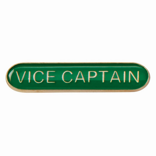 Scholar Bar Badge Vice Captain Green | 40mm |