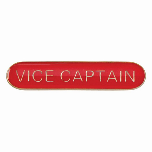 Scholar Bar Badge Vice Captain Red | 40mm |