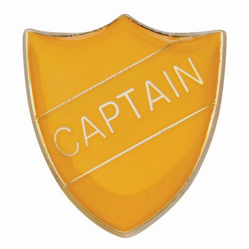 Scholar Pin Badge Captain Yellow | 25mm |