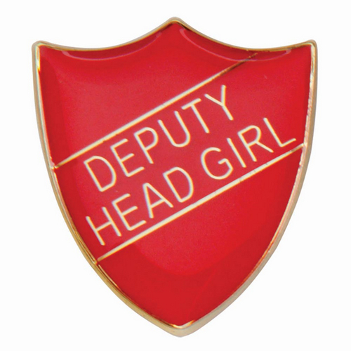 Scholar Pin Badge Deputy Head Girl Red | 25mm |