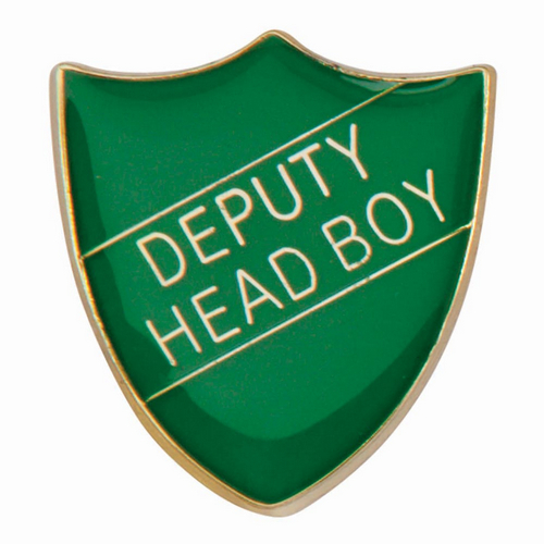 Scholar Pin Badge Deputy Head Boy Green | 25mm |