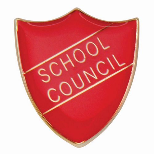 Scholar Pin Badge School Council Red | 25mm |