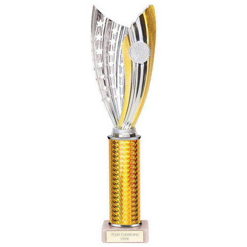 Glamstar Plastic Trophy | Gold | 355mm |