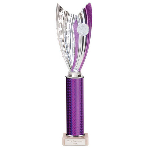 Glamstar Plastic Trophy | Purple | 380mm |