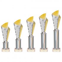 Flash Plastic Trophy | Gold | 265mm |