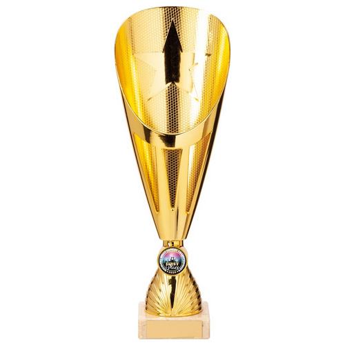 Rising Stars Deluxe Plastic Lazer Cup Gold | 305mm | G9