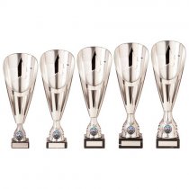 Rising Stars Deluxe Plastic Lazer Cup | Silver | 295mm | S5