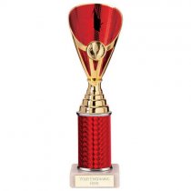 Rising Stars Plastic Trophy | Red | 255mm |