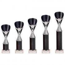 Rising Stars Plastic Trophy | Black | 230mm |