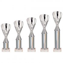 Rising Stars Plastic Trophy | Silver | 230mm |