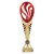 Supreme Plastic Trophy Cup | Gold & Red | 310mm | G7 - TR19563B