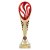 Supreme Plastic Trophy Cup | Gold & Red | 320mm | G7 - TR19563C