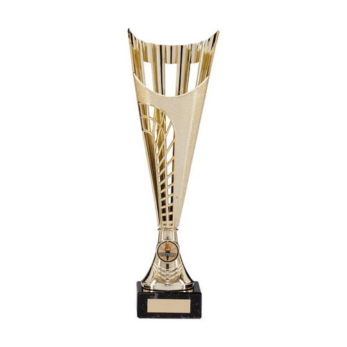 Garrison Plastic Laser Cut Trophy Cup | Gold | 330mm | S7