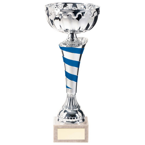 Eternity Trophy Cup | Silver & Blue | 300mm | G7