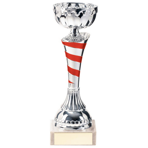 Eternity Trophy Cup | Silver & Red | 190mm | G7