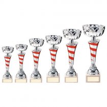 Eternity Trophy Cup | Silver & Red | 225mm | G7