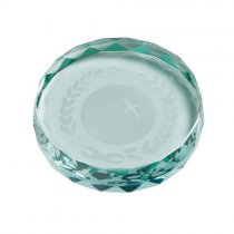 Saturn Jade Glass Paperweight | 80mm |