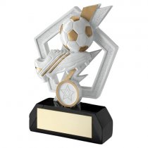 Pentagon Football Boot & Ball Trophy | 133mm |