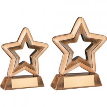 Celebrate Mini Star Trophy | Takes your club badge | 95mm |