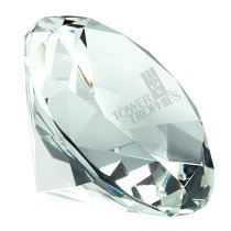 Hope Crystal Diamond Paperweight | Boxed | 64mm |