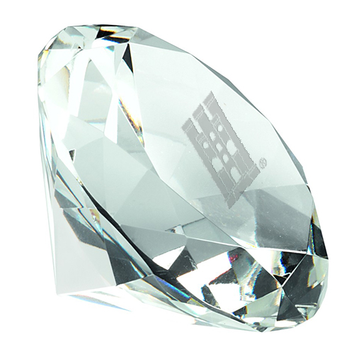 Hope Crystal Diamond Paperweight | Boxed | 121mm |