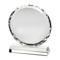 Elite Crystal Corporate Award | Faceted | 254mm |