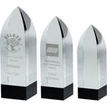 Agbar Crystal Corporate Award | 60mm Thick | 203mm |