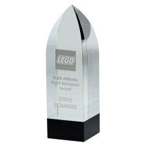 Agbar Crystal Corporate Award | 60mm Thick | 203mm |