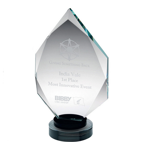 Leader Crystal Corporate Award |15mm thick | 229mm |