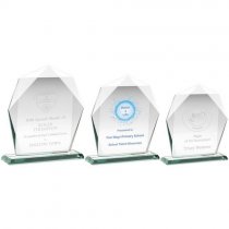 Heptagon Crystal Corporate Award |10mm thick | 165mm |