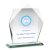 Heptagon Crystal Corporate Award |10mm thick | 191mm |  - KG5B