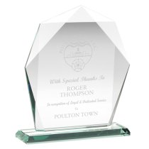 Heptagon Crystal Corporate Award |10mm thick | 203mm |