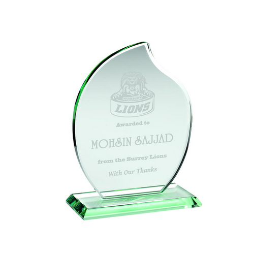 Teardrop Crystal Corporate Award |10mm thick | 152mm |