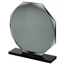 Spira Smoked Crystal Corporate Award |10mm thick | 146mm |