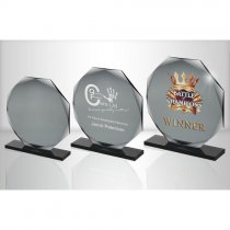 Spira Smoked Crystal Corporate Award |10mm thick | 146mm |