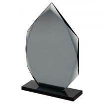 Diamond Smoked Crystal Corporate Award |10mm thick | 178mm |