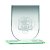 Insignia Jade Crystal Corporate Award | 6mm thick | 95mm |  - TP03