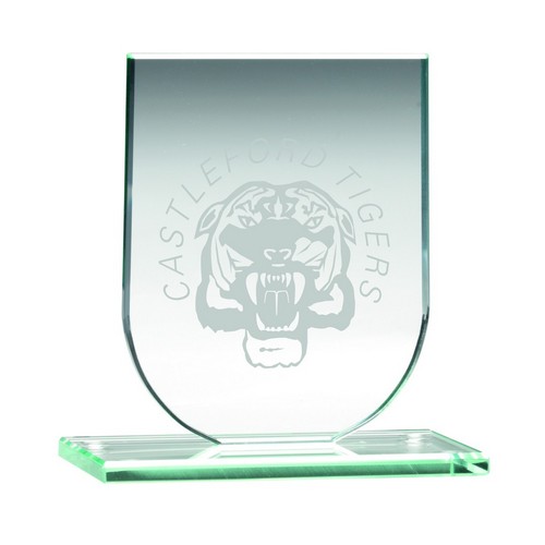 Insignia Jade Crystal Corporate Award | 6mm thick | 95mm |