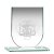 Insignia Jade Crystal Corporate Award | 6mm thick | 108mm |  - TP03A