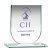 Insignia Jade Crystal Corporate Award | 6mm thick | 133mm |  - TP03B