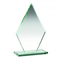 Diamond Jade Crystal Corporate Award |10mm thick | 178mm |