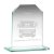 Clipper Jade Crystal Corporate Award |6mm thick | 114mm |  - TP05A