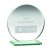 Perfect Jade  Crystal Corporate Award |10mm thick | 95mm |  - 呐㌲