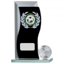 Black Mirrored Football Trophy | 125mm | S3
